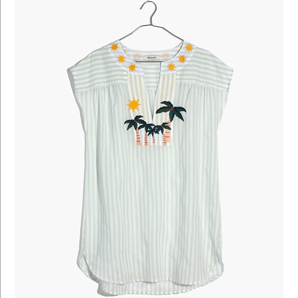 Madewell Embroidered Swim Coverup